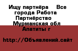 Ищу партнёра  - Все города Работа » Партнёрство   . Мурманская обл.,Апатиты г.